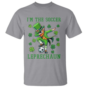 I Am The Soccer Leprechaun T Shirt Funny Irish Soccer TS12 Sport Gray Print Your Wear