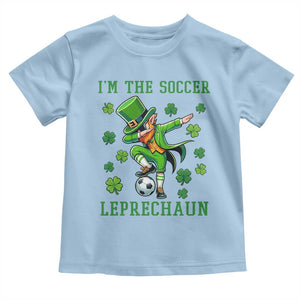 I Am The Soccer Leprechaun Toddler T Shirt Funny Irish Soccer TS12 Light Blue Print Your Wear
