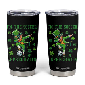 I Am The Soccer Leprechaun Tumbler Cup Funny Irish Soccer TS12 Black Print Your Wear
