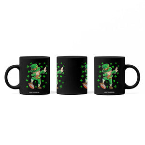 Dabbing Leprechaun Football St Patricks Day Boys Men Sports T-Shirt Coffee Mug TS12 Print Your Wear
