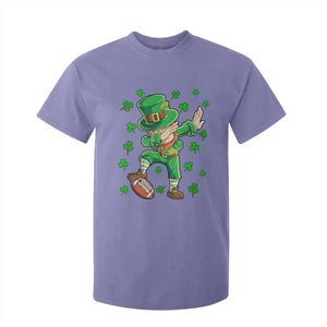 Dabbing Leprechaun Football St Patricks Day Boys Men Sports T-Shirt T Shirt For Kid TS12 Violet Print Your Wear