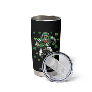 Leprechaun Football Dabbing Pose Tumbler Cup Lucky Irish Gift TS12 Print Your Wear