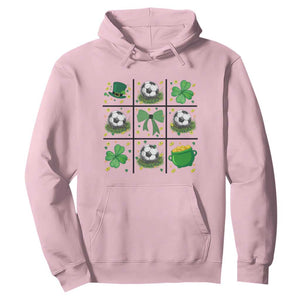 St Patricks Day Soccer Hoodie Irish Pride Gift TS12 Light Pink Print Your Wear
