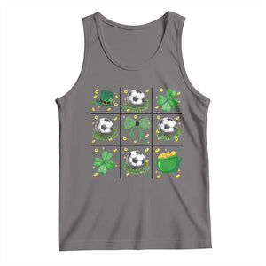 St Patricks Day Soccer Tank Top Irish Pride Gift TS12 Deep Heather Print Your Wear