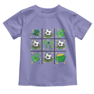 St Patricks Day Soccer Toddler T Shirt Irish Pride Gift TS12 Violet Print Your Wear