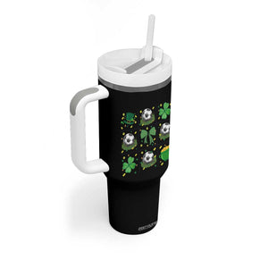 St Patricks Day Soccer Tumbler With Handle Irish Pride Gift TS12 Print Your Wear