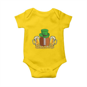 Funny Leprechaun Hat American Football Baby Onesie TS12 Daisy Print Your Wear