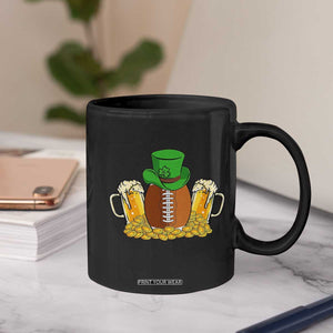 Funny Leprechaun Hat American Football Coffee Mug TS12 Print Your Wear
