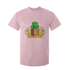Funny Leprechaun Hat American Football T Shirt For Kid TS12 Light Pink Print Your Wear