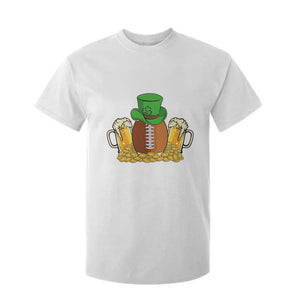 Funny Leprechaun Hat American Football T Shirt For Kid TS12 White Print Your Wear
