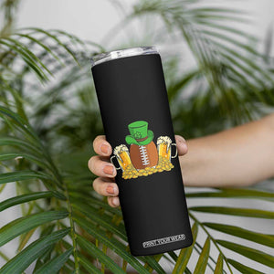 Funny Leprechaun Hat American Football Skinny Tumbler TS12 Print Your Wear