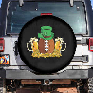 Funny Leprechaun Hat American Football Spare Tire Cover TS12 No hole Black Print Your Wear