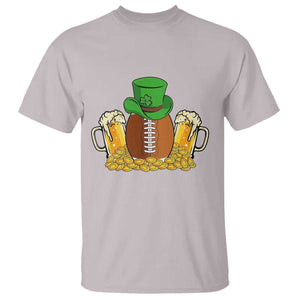Funny Leprechaun Hat American Football T Shirt TS12 Ice Gray Print Your Wear