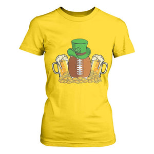 Funny Leprechaun Hat American Football T Shirt For Women TS12 Daisy Print Your Wear