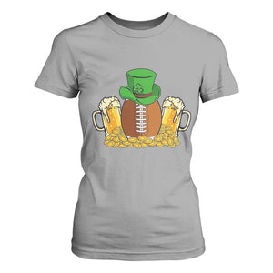 Funny Leprechaun Hat American Football T Shirt For Women TS12 Sport Gray Print Your Wear