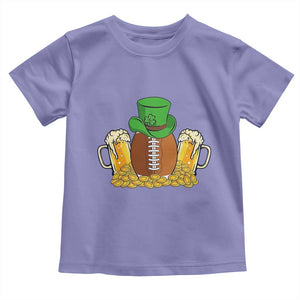 Funny Leprechaun Hat American Football Toddler T Shirt TS12 Violet Print Your Wear
