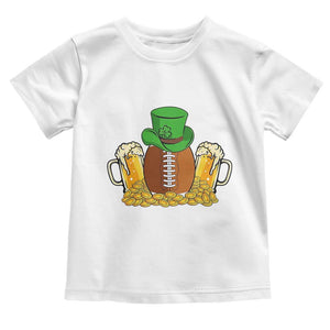Funny Leprechaun Hat American Football Toddler T Shirt TS12 White Print Your Wear