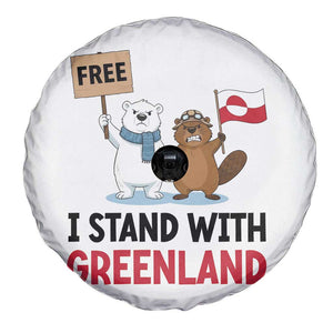 I Stand With Greenland Spare Tire Cover Anti Authoritarian Political Gag Gift TS12 Print Your Wear