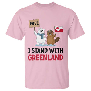 I Stand With Greenland T Shirt Anti Authoritarian Political Gag Gift TS12 Light Pink Print Your Wear