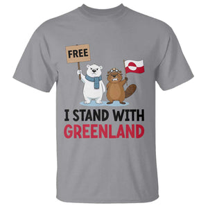 I Stand With Greenland T Shirt Anti Authoritarian Political Gag Gift TS12 Sport Gray Print Your Wear