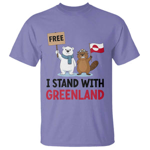I Stand With Greenland T Shirt Anti Authoritarian Political Gag Gift TS12 Violet Print Your Wear