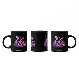 Route Highway 66 Americana Adventure Coffee Mug Cute Raccoon Driving Car TS12 Print Your Wear