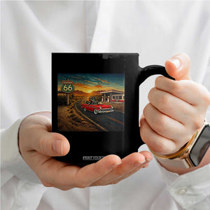 Route Highway 66 Raccoon Coffee Mug Americana Road Trip TS12 Print Your Wear