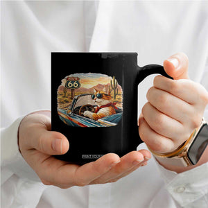 Route Highway 66 Cat Coffee Mug Americana Road Trip TS12 Print Your Wear