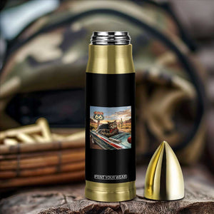 Funny Route Highway 66 Cat Lover Bullet Tumbler Mother Road Travel Gift TS12 Print Your Wear