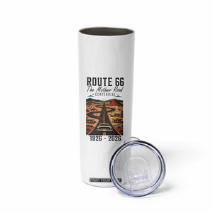 Route Highway 66 Mother Road Skinny Tumbler Vintage Distressed Road Trip Adventure TS12 Print Your Wear