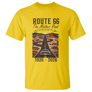 Route Highway 66 Mother Road T Shirt Vintage Distressed Road Trip Adventure TS12 Daisy Print Your Wear
