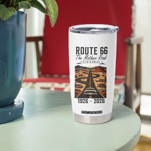 Route Highway 66 Mother Road Tumbler Cup Vintage Distressed Road Trip Adventure TS12 Print Your Wear