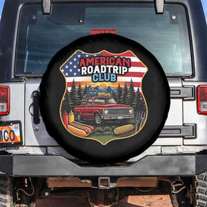 Route Highway 66 Spare Tire Cover Vintage American Roadtrip Club Road Trip TS12 No hole Black Print Your Wear