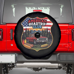 Route Highway 66 Spare Tire Cover Vintage American Roadtrip Club Road Trip TS12 Black Print Your Wear