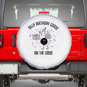 Funny Silly Goose On The Loose Spare Tire Cover Birthday Party Gift TS12 White Print Your Wear