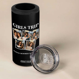Funny Doll Face Meme Girls Trip 4 in 1 Can Cooler Tumbler Travel Squad Bestie Gift
