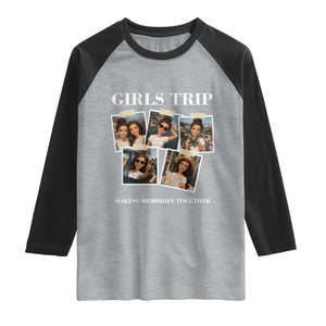 Funny Doll Face Meme Girls Trip Raglan Shirt Travel Squad Bestie Gift