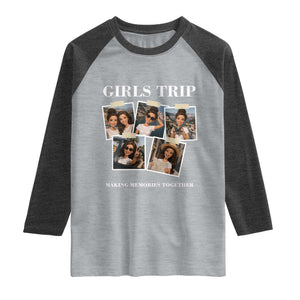 Funny Doll Face Meme Girls Trip Raglan Shirt Travel Squad Bestie Gift