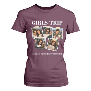 Funny Doll Face Meme Girls Trip T Shirt For Women Travel Squad Bestie Gift TS12 Maroon Print Your Wear