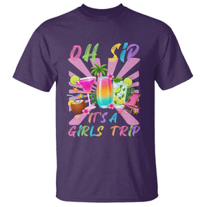Oh Sip It Is A Girls Trip T Shirt Funny Besties Vacation