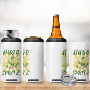 Hugo Spritz 4 in 1 Can Cooler Tumbler Funny Tropical Cocktail Vacation TS12 Print Your Wear