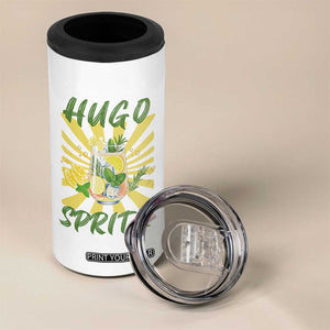 Hugo Spritz 4 in 1 Can Cooler Tumbler Funny Tropical Cocktail Vacation TS12 Print Your Wear