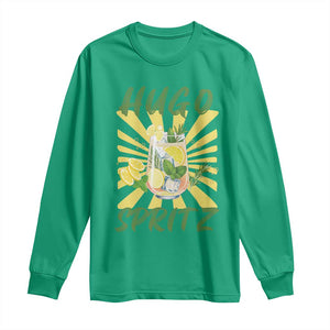 Hugo Spritz Long Sleeve Shirt Funny Tropical Cocktail Vacation