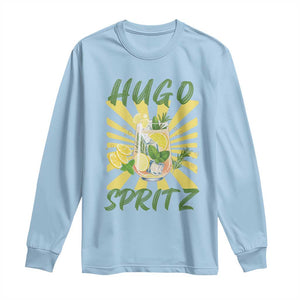 Hugo Spritz Long Sleeve Shirt Funny Tropical Cocktail Vacation