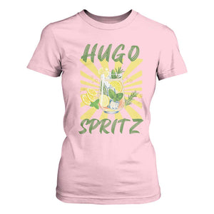Hugo Spritz T Shirt For Women Funny Tropical Cocktail Vacation TS12 Light Pink Print Your Wear