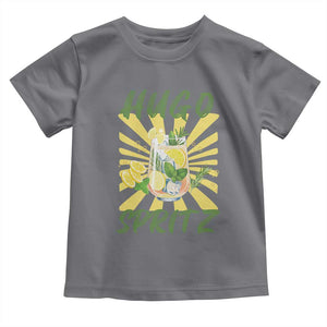 Hugo Spritz Toddler T Shirt Funny Tropical Cocktail Vacation TS12 Charcoal Print Your Wear