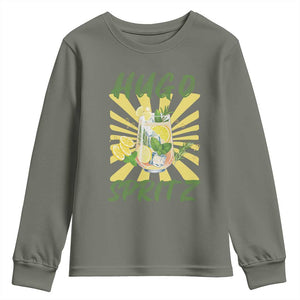 Hugo Spritz Youth Sweatshirt Funny Tropical Cocktail Vacation