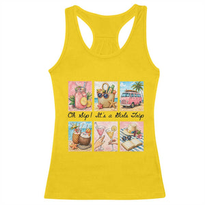 Oh Sip It Is A Girls Trip Racerback Tank Top Beach Trip Best Friends Gift TS12 Daisy Print Your Wear