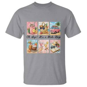 Oh Sip It Is A Girls Trip T Shirt Beach Trip Best Friends Gift TS12 Sport Gray Print Your Wear