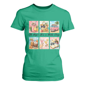 Oh Sip It Is A Girls Trip T Shirt For Women Beach Trip Best Friends Gift TS12 Irish Green Print Your Wear